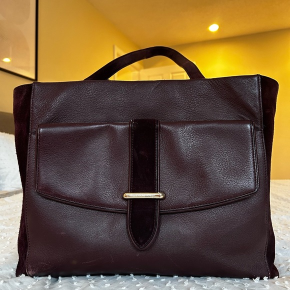 Kate Spade burgundy tote bag - Picture 1 of 10